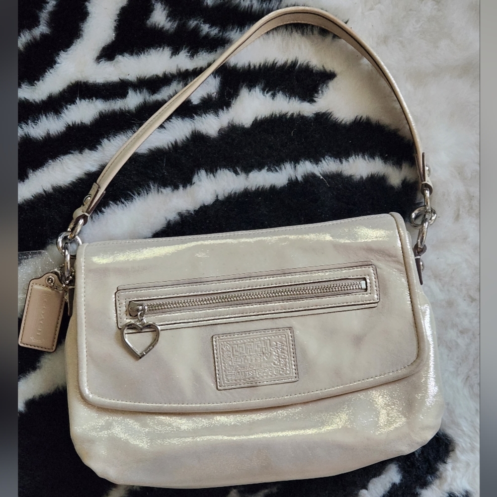 Coach Poppy Metallic Handbag